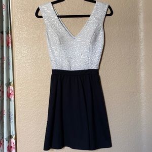 Black and white dress